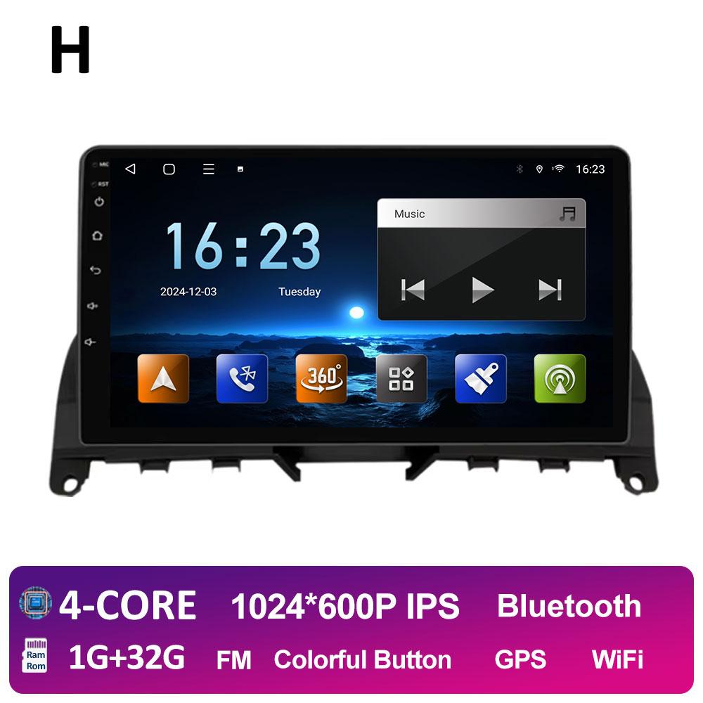 Pentru Mercedes Benz C Class3 W204 S204 2006 2007 2008 2009 2010 2011 Sistem Inteligent Android 14 Bluetooth Ventilator de Răcire GPS Navi