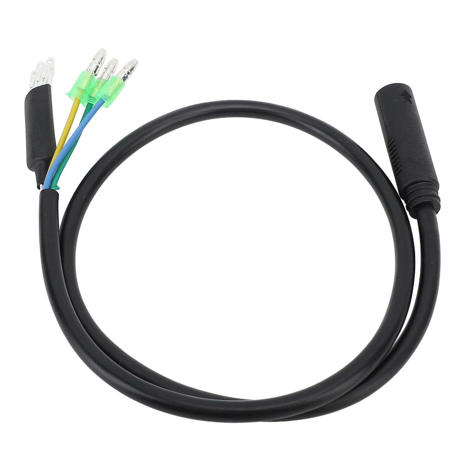 Câble d'extension de moteur de vélo électrique M6 femelle 9 broches Câble d'extension étanche pour kit de conversion de moteur de moyeu avant arrière