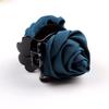 Fashion Cloth Rose Flower Hair Claw Clip Clamp Women Ponytail Holder Headwear