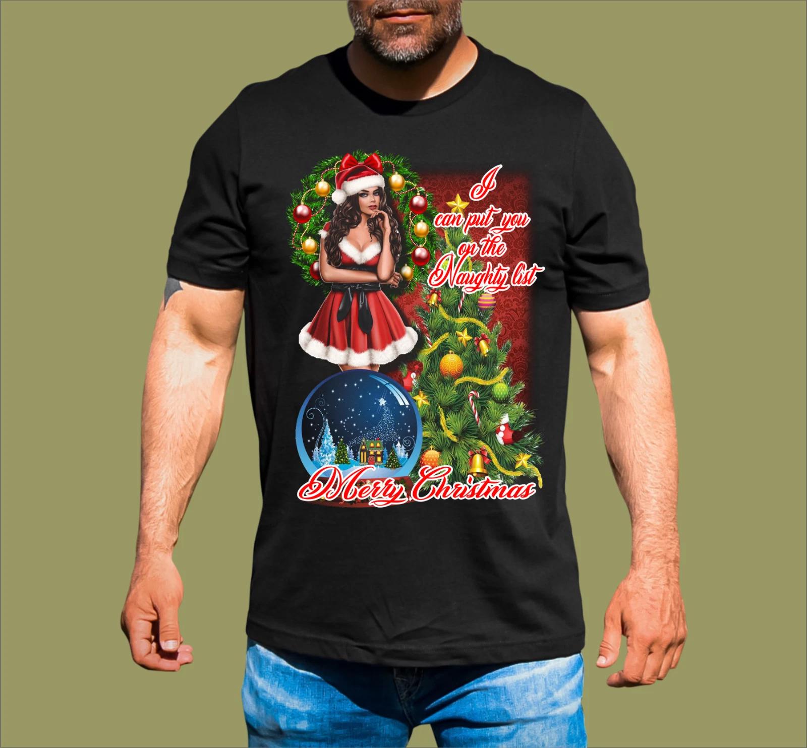 CHRISTMAS ON THE NAUGHTY LIST T-SHIRT 2XL