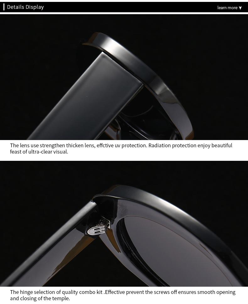 9288 Marble Oval Narrow Sunglasses Trendy Street Style Modern Women Sunglasses Lightweight UV Protection