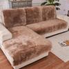 Long Plush Sofa Cushion Cover Non -Slip Winter Thickened Soft Removable Sofa Covers Bay Window Mat Furniture Protector