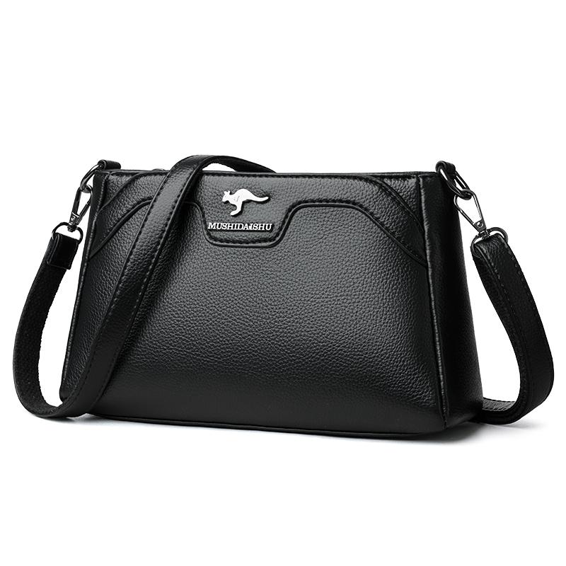 PU Middle-aged Mother Bag Women's Shoulder Crossbody Small Square Bag