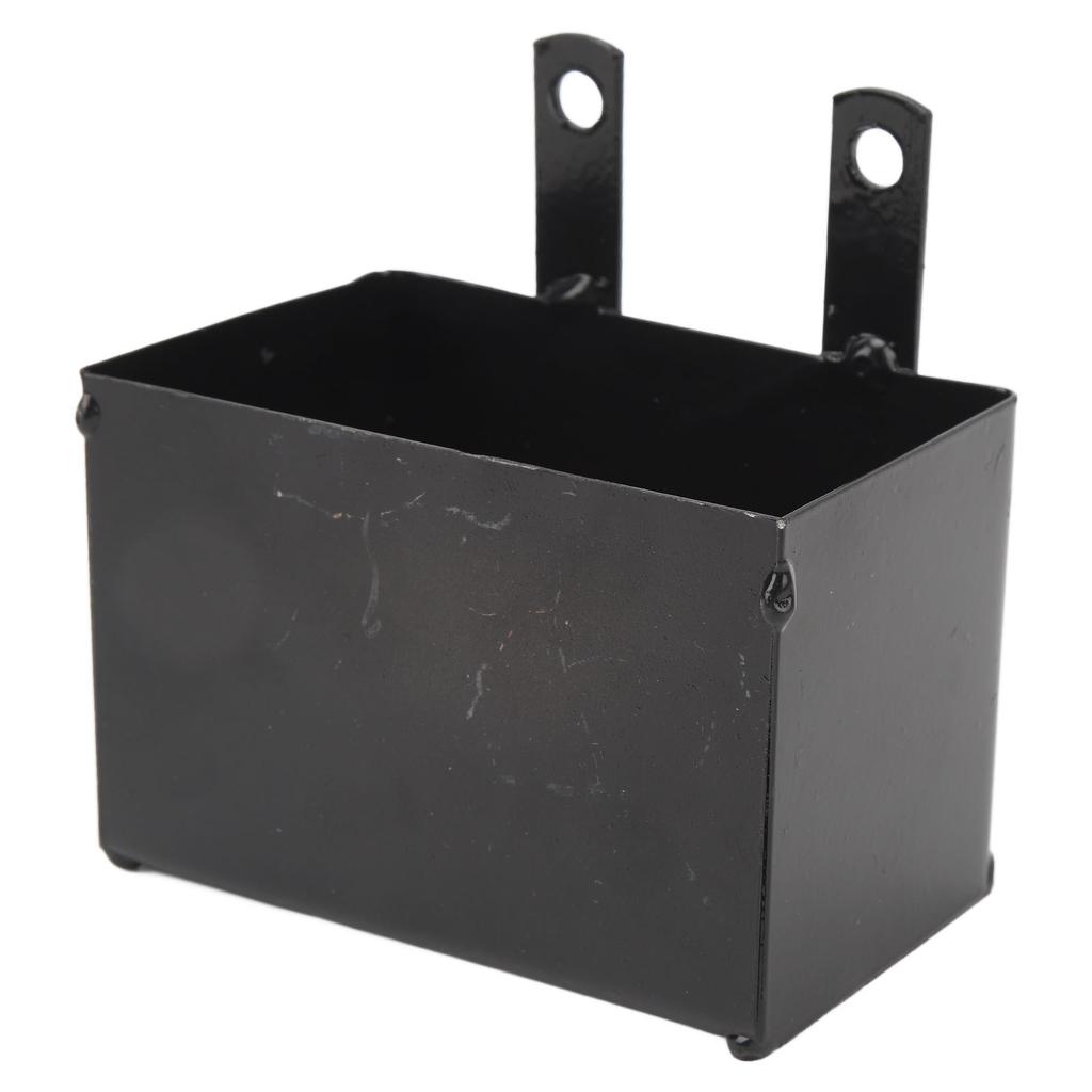 Motorcycle Battery Carrier Case Box Holder Black Rustproof Sturdy Structure for 50cc To 125cc ATV Motorbike Dirt Bike