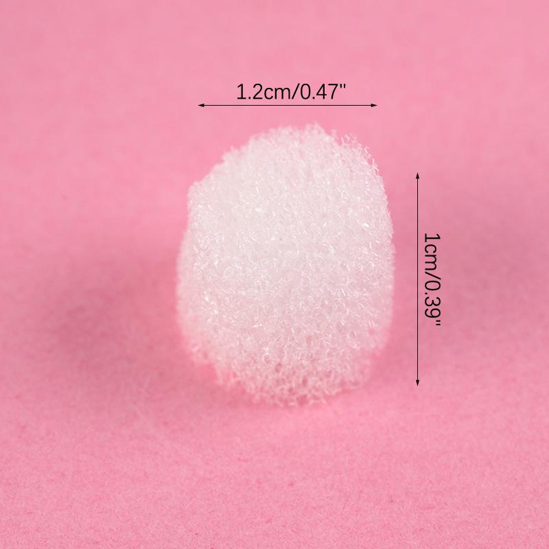 100 Pcs Blackhead Suction Filter Cotton Sponge 12MM Wick for Nasal Aspirator Blackhead Removal Accessory