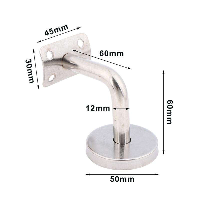 Stainless Steel Handrail Bracket for Strong Support In Indoor Stair Rails