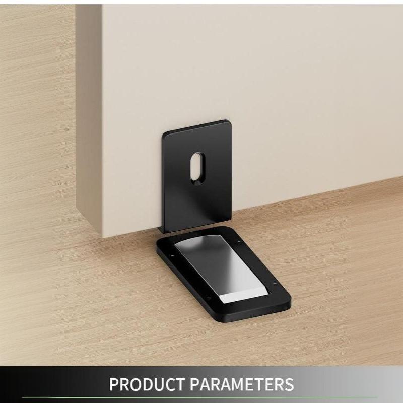 Invisible Magnetic Door Stopper Self Adhesive No Drilling Anti-Collision Door Catch for Kids Room Bathroom Living Room