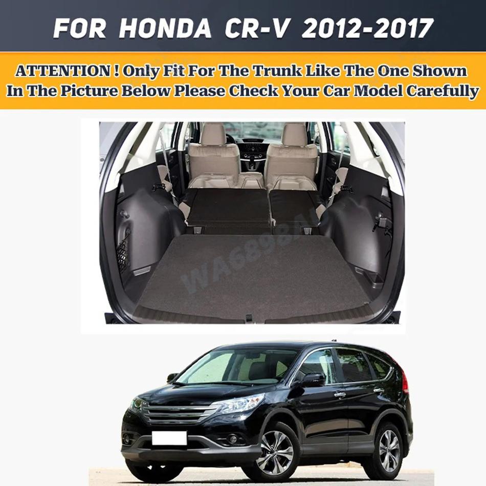 For Honda CR-V 2012 2013 2014 2015 2016 2017 Car Trunk Mat Interior Accessories Anti Dirty Durable Leather Carpet Protective Pad