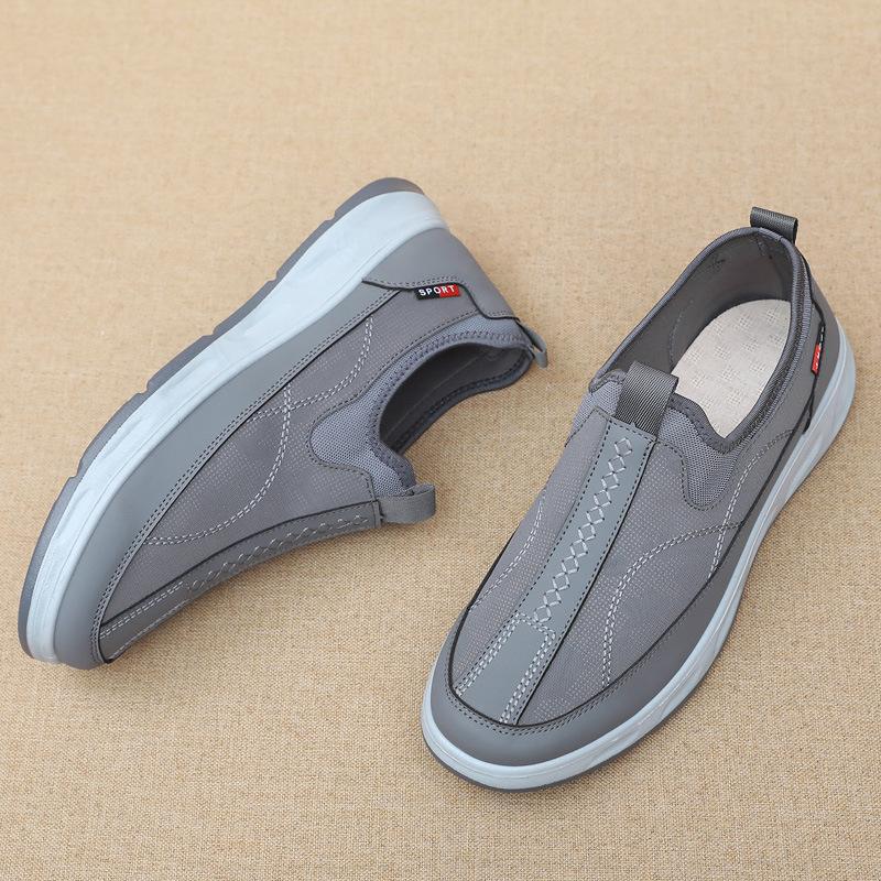 Herren Slipper Schuhe Leichte Laufschuhe Atmungsaktive Sommer Freizeitschuhe für Herren Sneakers Zapatillas Hombre Übergröße