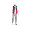 Nike Color-Block Stand Collar Zip-Up Down Vest With Logo Print Men Outerwear Red DV0757-410