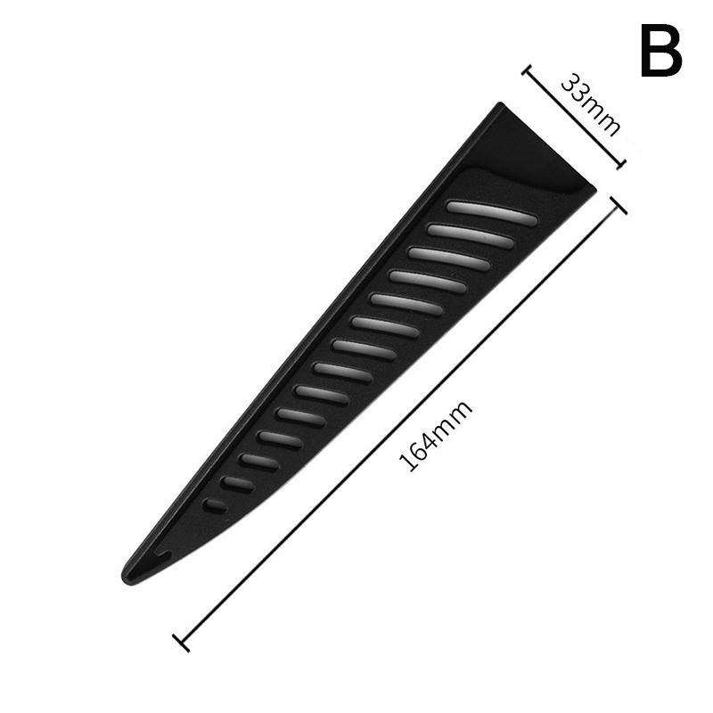 

Піхви для ножа Чорний Пластиковий Чохол для ножа Порожнистий Захист леза ножа Чохол Захист кромки Кейс Кухонні аксесуари B