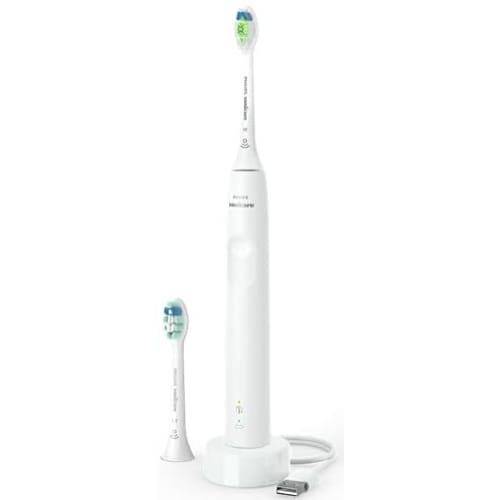 

Электрическая зубная щетка Philips HX3672/23 Sonicare серии 3100, белая, легкая