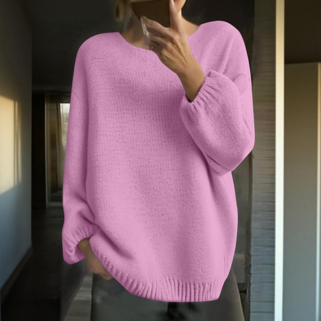 Women's Loose  Winter Knitted Fashion Casual Pullover Sweater