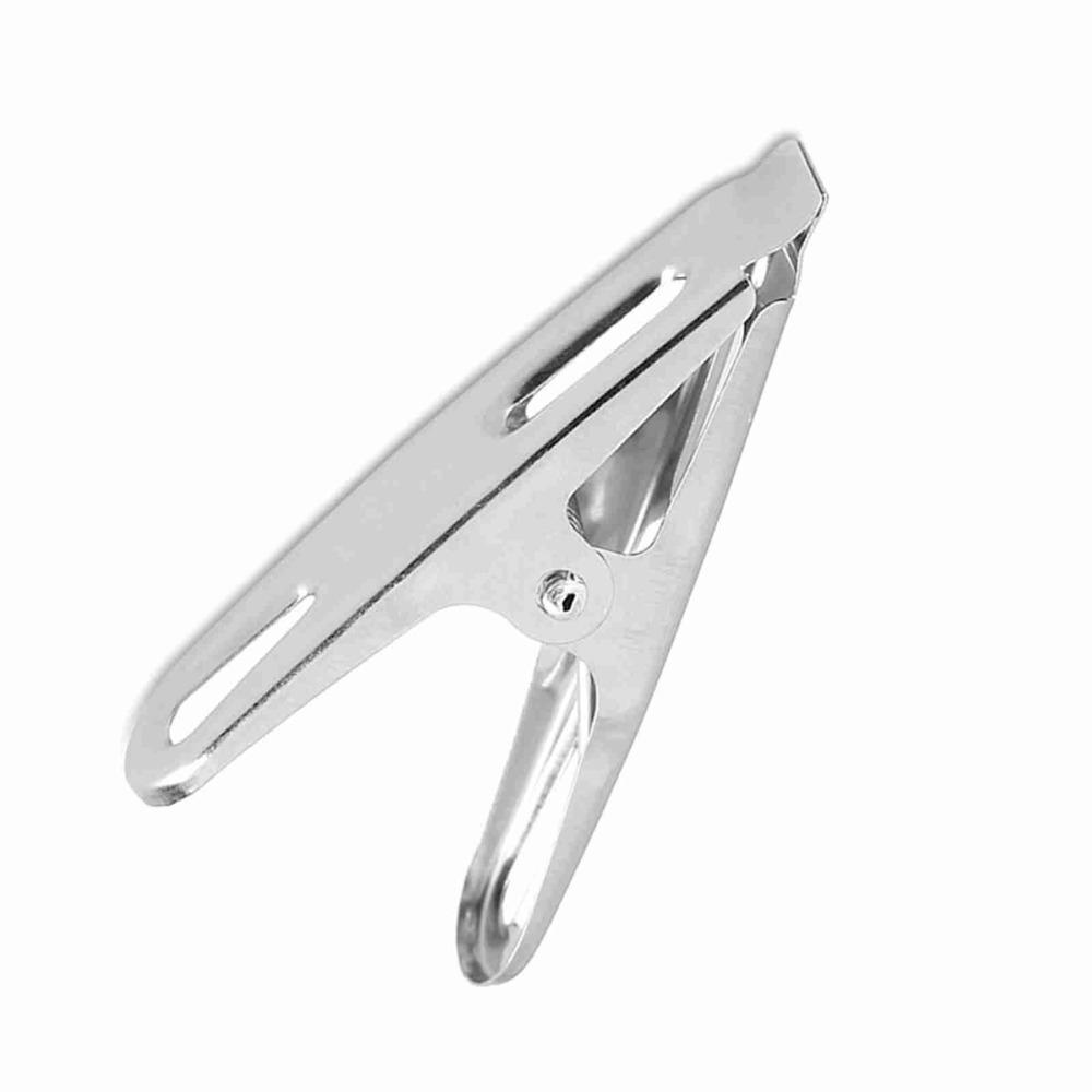 20Pcs Drying Tool Stainless Steel Clothes Peg Windproof Small Laundry Clip Multi-functional Sock Clip Laundry