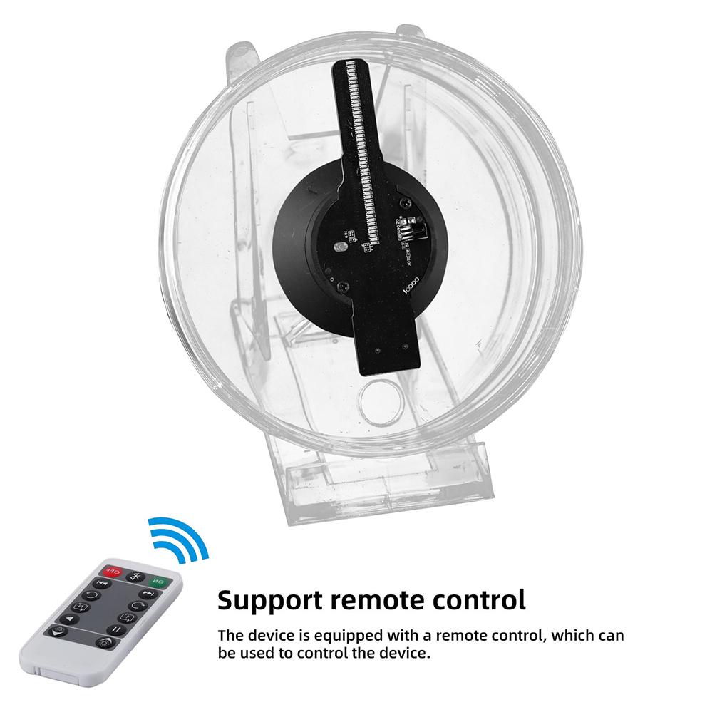 3D Hologram Fan Mini 3D Holographic Projector Advertising Display Light HD Holographic Projector for Stores Bars Party Xmas