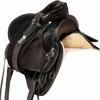 Endurance Western Pleasure Trail Hand Tooled Horse Tack Leather Saddle .