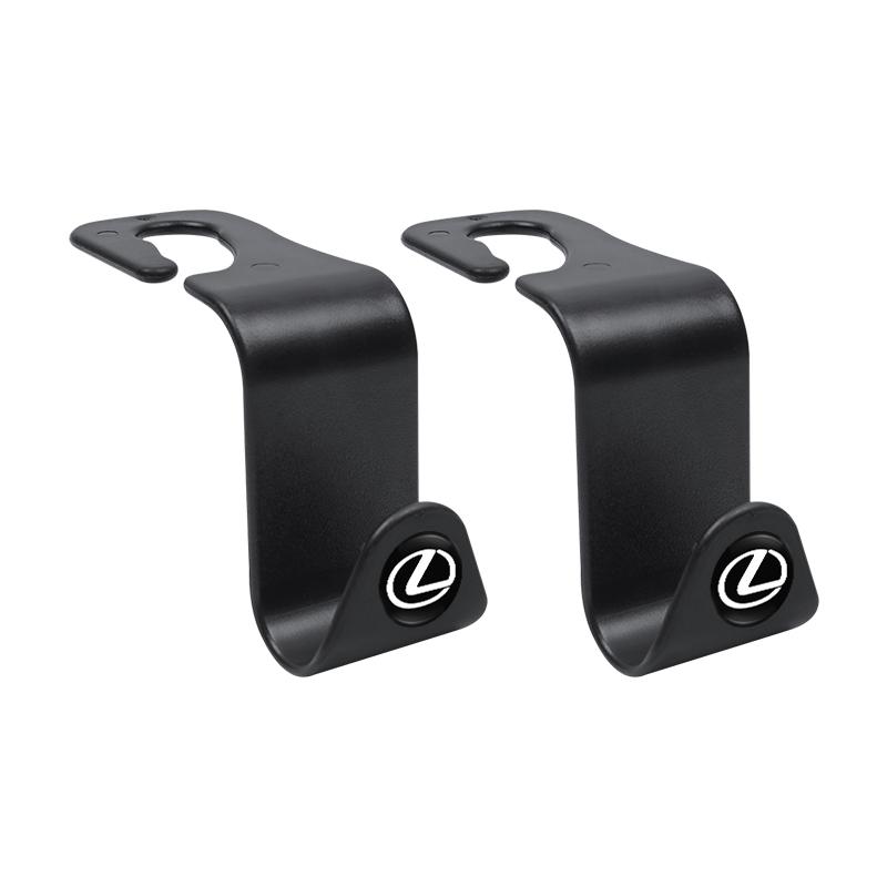 2 Stück ABS Auto-Sitzrücken-Haken Tragbarer Aufbewahrungshalter Für Lexus F SPORT ES RX NX LS UX LM LX GX LC RZ IS CT GS RC HS SC TX LBX