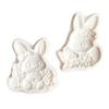 Yousheng Rabbit Silicone Mold Easter Bunny Floral Pattern Chocolate Candy Making Mold Flexible Reusable Easy Demoulding Cake Decoration Mold