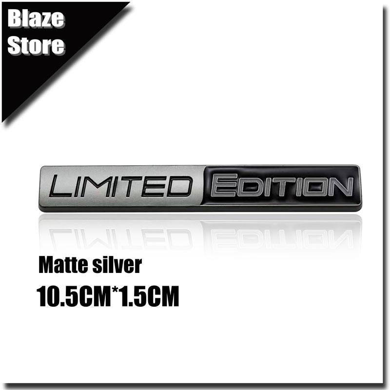 1Pc Auto LIMITED EDITION Emblem Metal Badge Sticker For Motorcycle Body Decor Decals Car Accessories