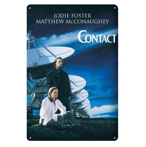 Contact Movie Metal Poster Tin Sign xcm PlateAluminum 20x30cm(7.8x11.8inch)