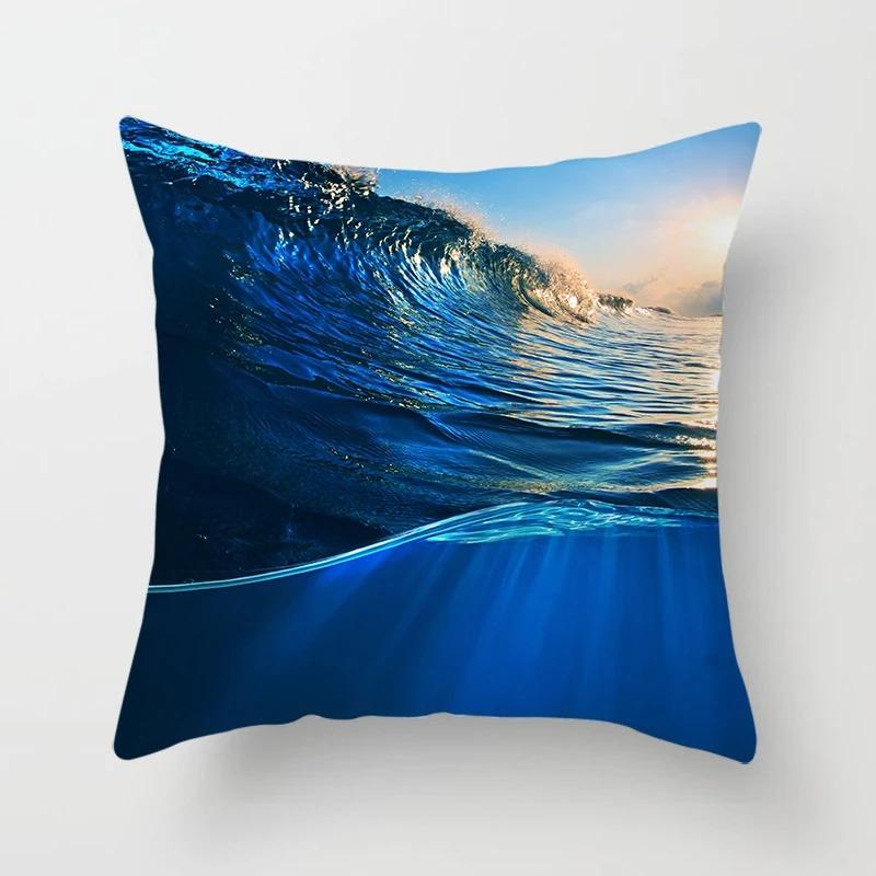 Office Living Room Home Pillowcase Car Decoration Outdoor Landscape Print Pillowcase