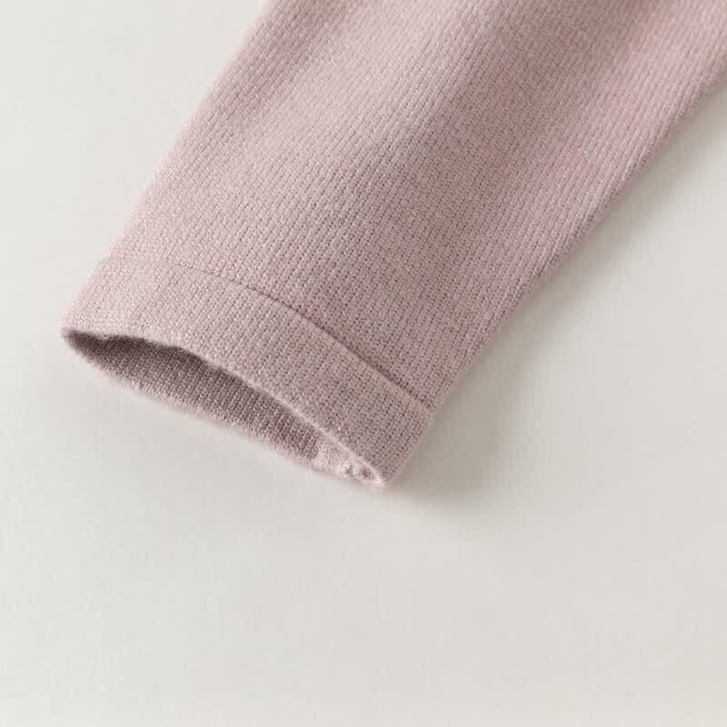 DAVE&BELLA Girls' Faux Two-Piece Princess Sweater Dress