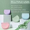 Box Cleaning Box Silicon Denture Case Denture Bathing Box False Teeth Storage Box Denture Bag