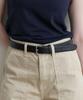 Hallen Classic Pin Leather Belt (T039_Black)