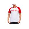 Adidas Neo M Ce Casual Genser Bomull Kortermet T-skjorte Herre Topper Hvit Rød DW7918