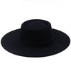 Damen Vintage Elegant Derby Fedora Bowler Hut Breiter Rand 100% Polyester Sport Outdoor Angeln Party