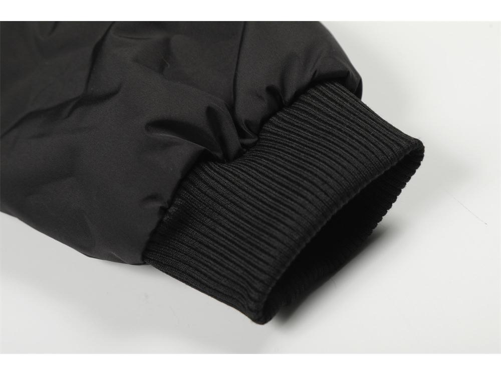 Herrs Amerikansk Retro Huvförsedd Dunjacka med Pälskrage - Trendig, Lös, Mångsidig Ytterkläder.