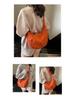 Women's Sporty Oxford Canvas Crossbody Bag - Large Capacity, Solid Color, Fashionable Dumpling Style