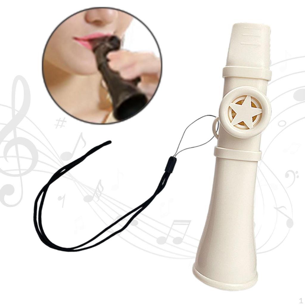 Kazoo Cor de Tom Ajustável Flauta Aprimorada Amantes de Música Teclado de Piano