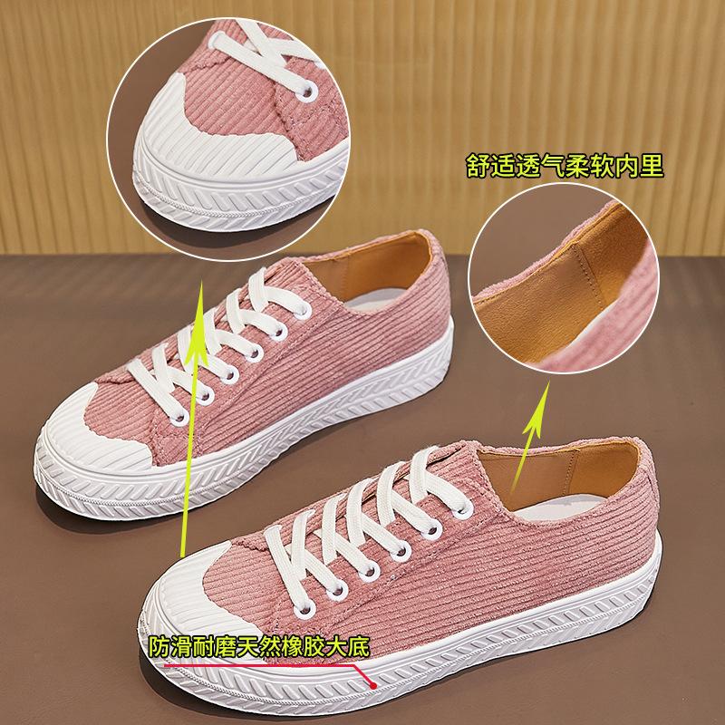 Canvas Schuhe 2025 Frühling neue Damen Freizeitschuhe vielseitige lässige Mode Damenschuhe flache Schuhe Kinder