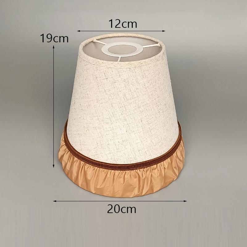 White/Beige Chandelier Lamp Shade  E27 Lampshade Ceiling Lamp Cover Shade + Lens Hood Pendant Light Cover Replacement