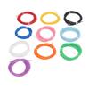 10 Color 3D Pen PCL Filament Refill 1.75mm Low Temperature Bright 3D Printing Pen Consumables 5m