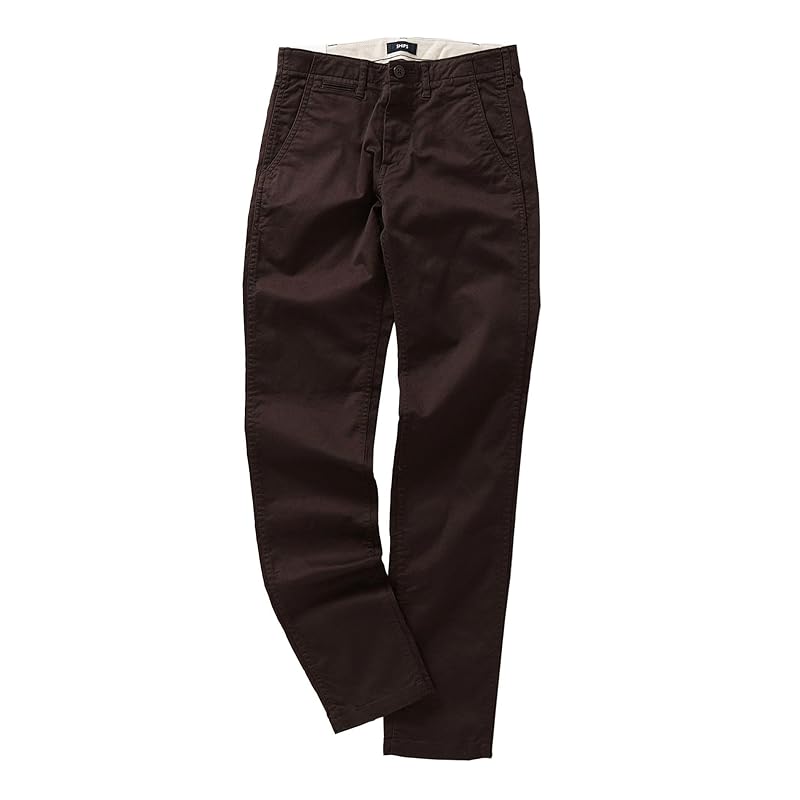 

[Ships] pants Antibacterial treatment japan quality color tapered chino pants men s 113100328 dark brown 31