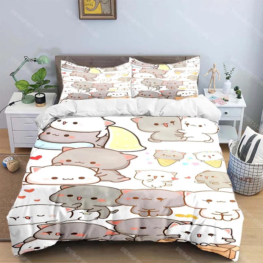 Mädchen Jungen Geschenk Exquisite Cartoon B-bubu Tapete Anime Digitaldruck Bettwäsche Set Bettbezug Steppdecke Bett Jugend Kinder