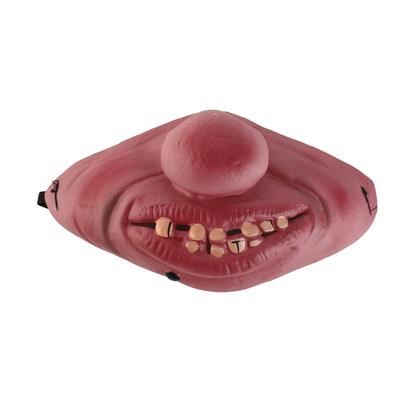 Lustige Erwachsenen-Partymaske Latex Clown Cosplay Halbes Gesicht Schreckliche Masken Partydeko