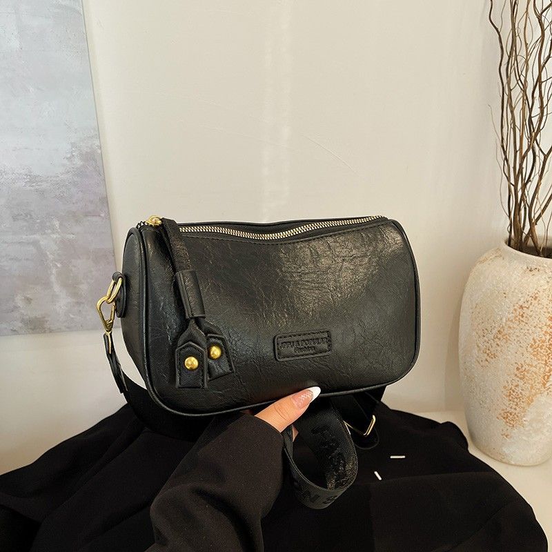 Genuine Leather Women's Bag Fashionable Soft Leather Single-shoulder Crossbody Bag Cowhide Pillow Bag