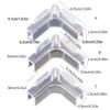 Set of 12 Corner Protectors for Fish Tanks Protect Your Aquarium Corner 55KF