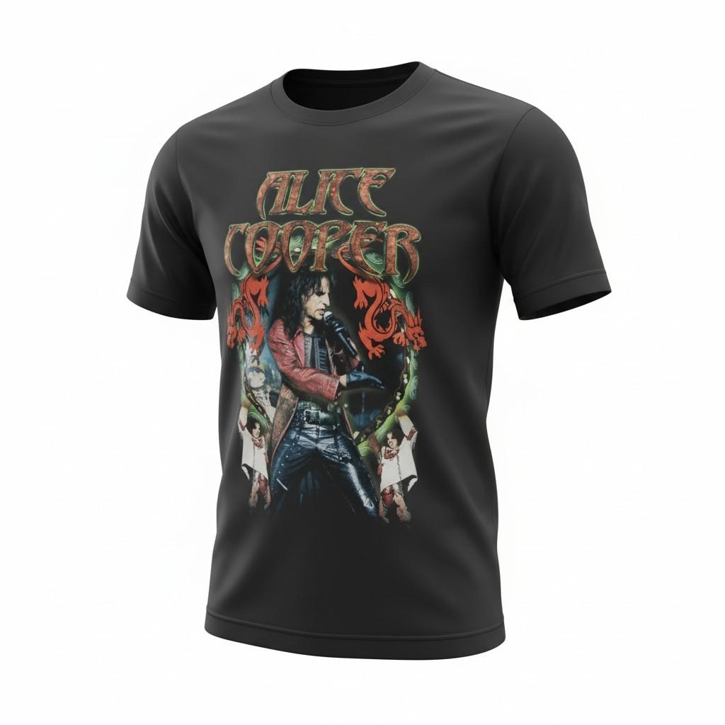 Alice Cooper 2002 Tour Tshirt Rare Size XL #976 XL