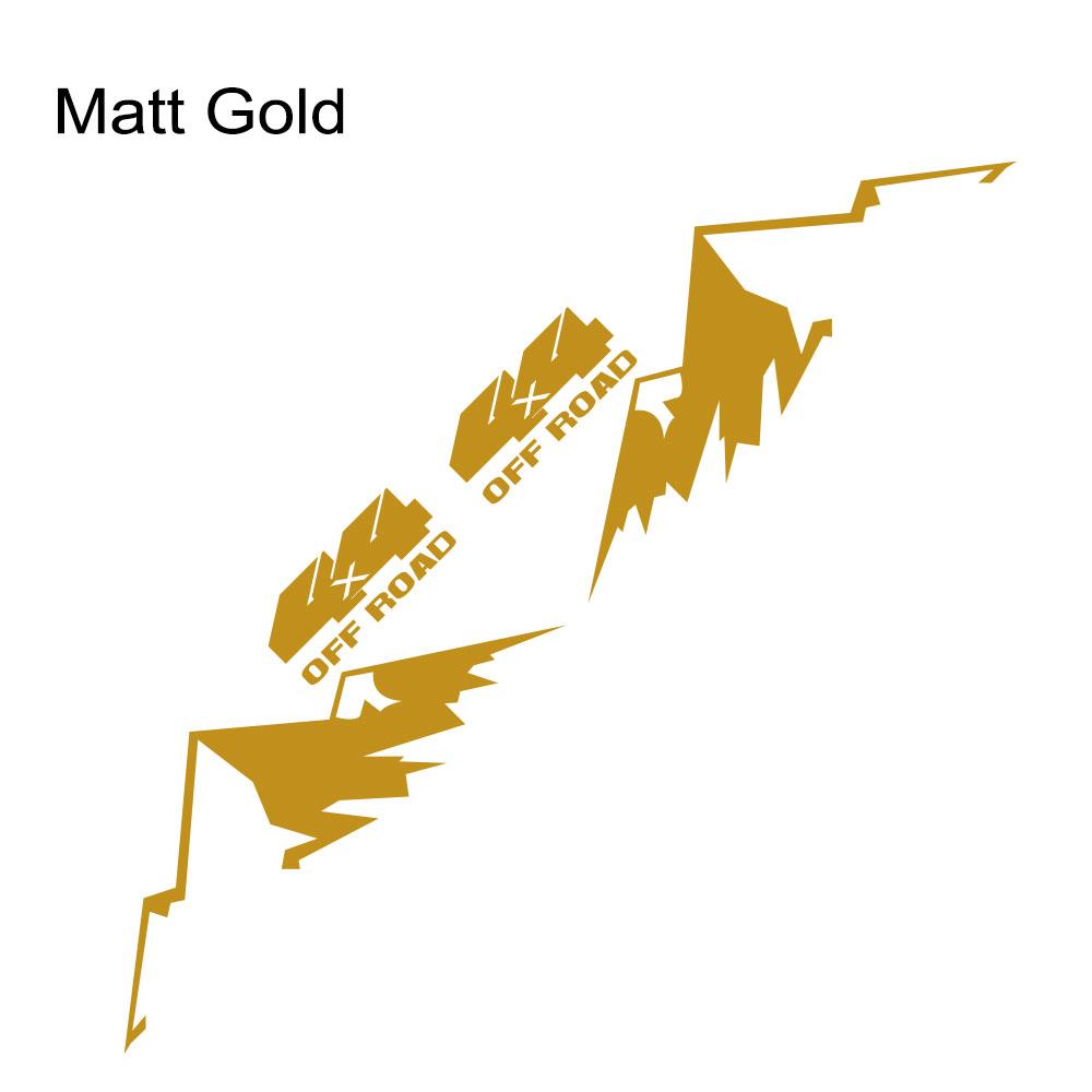 4 adet araba kapı yan çıkartmalar Lada Niva için 4x4 Tuning aksesuarları Off Road dağ grafik şekillendirici vinil Film çıkartmaları