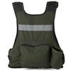 Multi-Pockets Fly Fishing Jacket Buoyancy Vest with Water Bottle Holder for Kayaking Sailing
