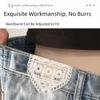 1/4Pcs New Cotton Jeans Waist Expander Adjustment Hollow Lacework Waist Expanders Maternity Waist Band for Jeans Pants Trousers