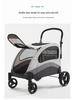 Lightweight, Foldable Pet Stroller for Medium & Large Cats and Dogs, Supports Up To 120 Lbs.