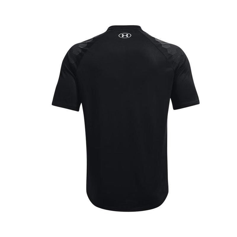Under Armour Armour Logo Printed Training T-Shirt Men Tops Black 1372607-001