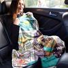 1pc, Princess Jasmine Home Decor Blanket: A Cozy Flannel Throw for Bedroom, Living Room, Travel, Camping, Car