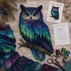Handmade Patchwork Sewing Kit Starry Fabric Wildlife Craft Set  Home Decor