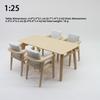 Multistyles Dollhouse Table PLA Dollhouse Decoration Scene New Miniature Furniture Set